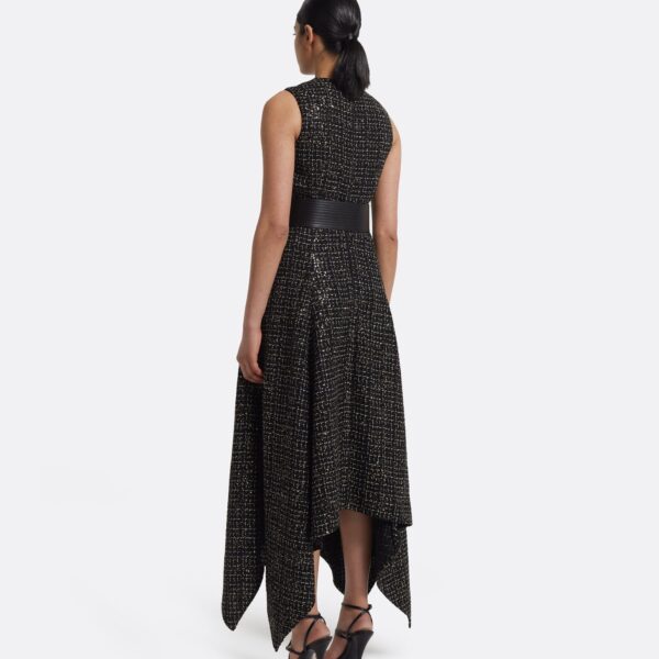 Okimi Dress in Black & Gold - Image 3