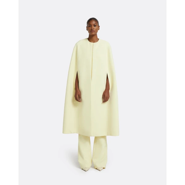 Safiyaa Olivier Cape in Buttermilk, view 2