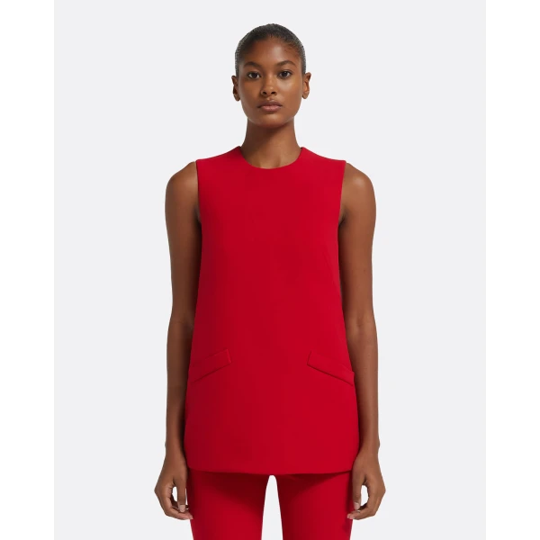 Oscar Top in Crimson - Image 2