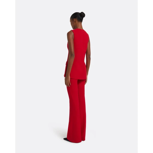 Safiyaa Oscar Top in Crimson, view 4