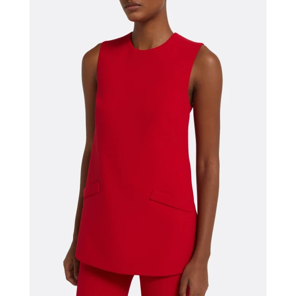Safiyaa Oscar Top in Crimson, view 5