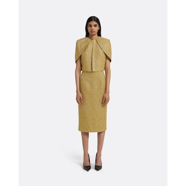 Safiyaa Palmer Cape in Yellow Gold, view 3