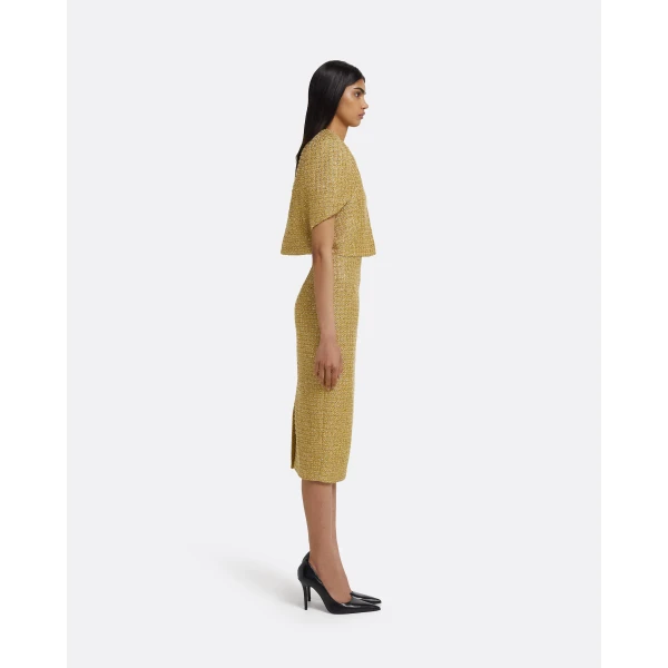Safiyaa Palmer Cape in Yellow Gold, view 5
