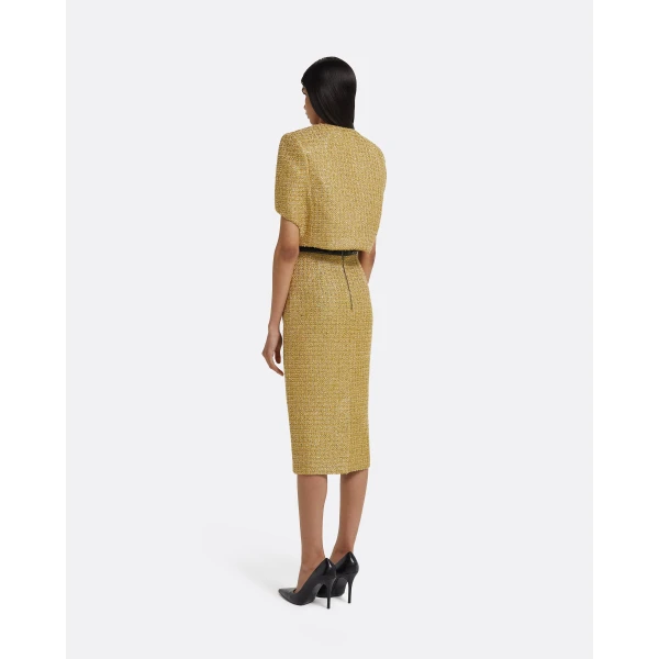 Safiyaa Palmer Cape in Yellow Gold, view 6