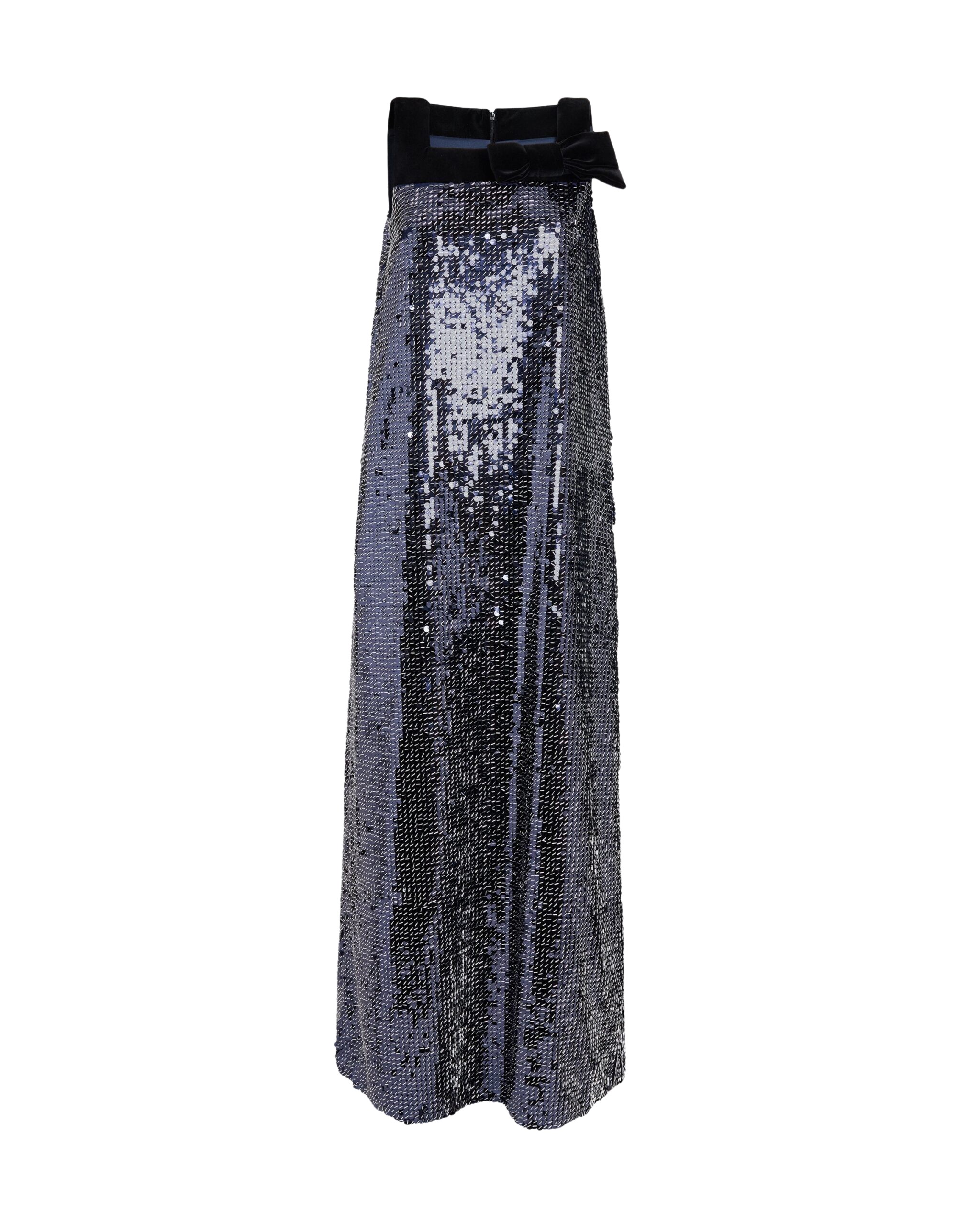 Safiyaa-Quincy-Long-Dress-in-Navy-Silver-Coveti-scaled14722_nobg Quincy Long Dress in Navy & Silver - Image 1