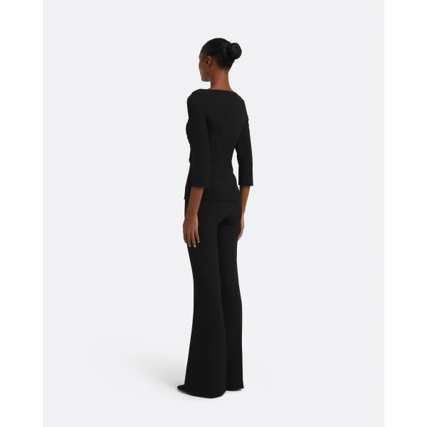 Safiyaa Rhys Top in Black, view 3