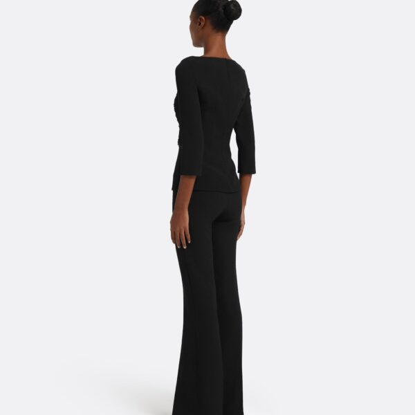 Rhys Top in Black - Image 3
