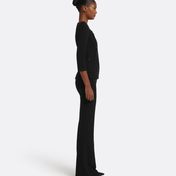 Rhys Top in Black - Image 6
