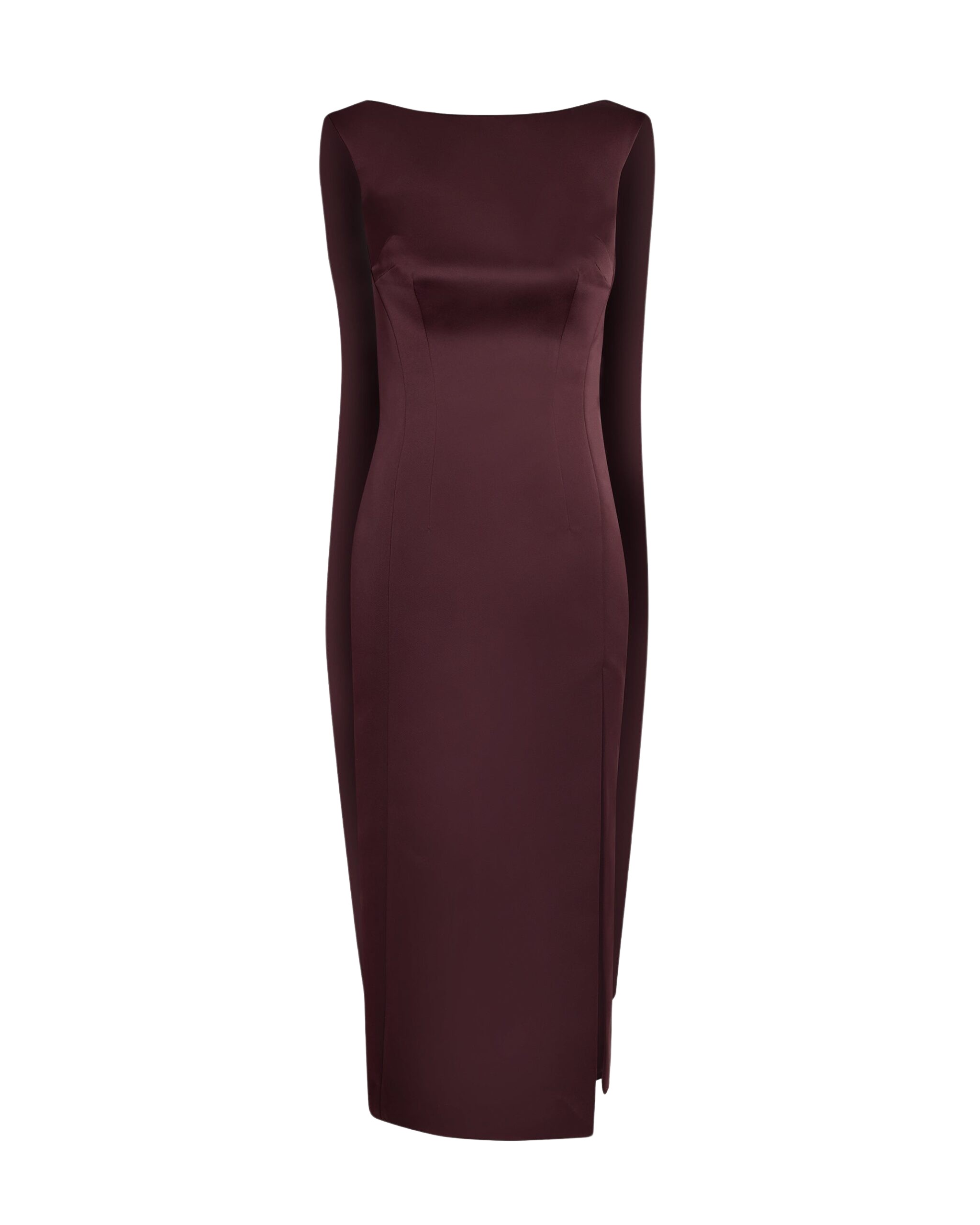 Safiyaa-Rika-Midi-Dress-in-Wine-Coveti-scaled34121_nobg Rika Midi Dress in Wine - Image 1
