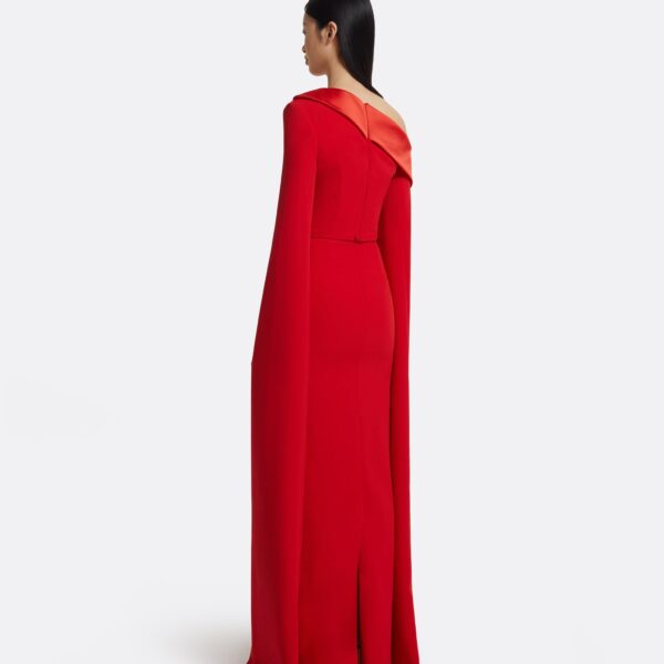 Rinoa Long Dress in Cherry Red - Image 3