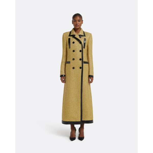 Safiyaa River Jacket in Yellow Gold, view 2