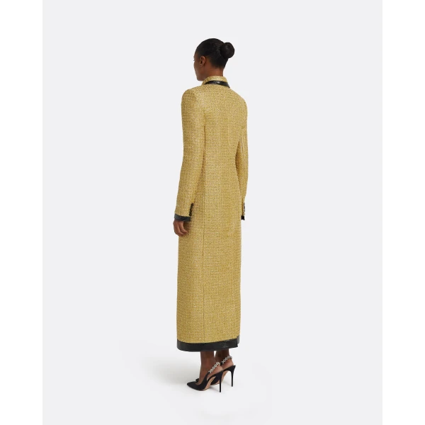 Safiyaa River Jacket in Yellow Gold, view 3