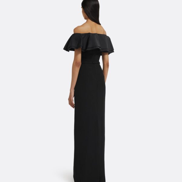Ryan Long Dress in Black - Image 3