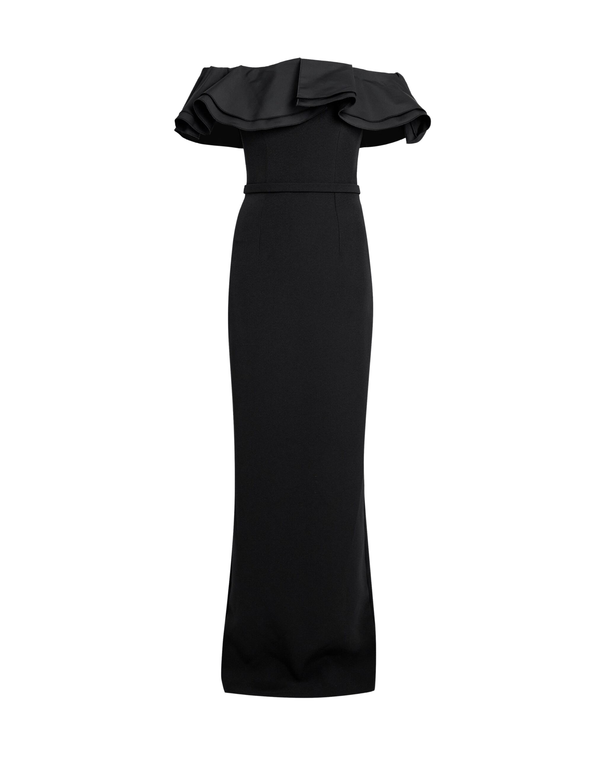 Safiyaa-Ryan-Long-Dress-in-Black-Coveti-scaled31692_nobg Ryan Long Dress in Black - Image 1