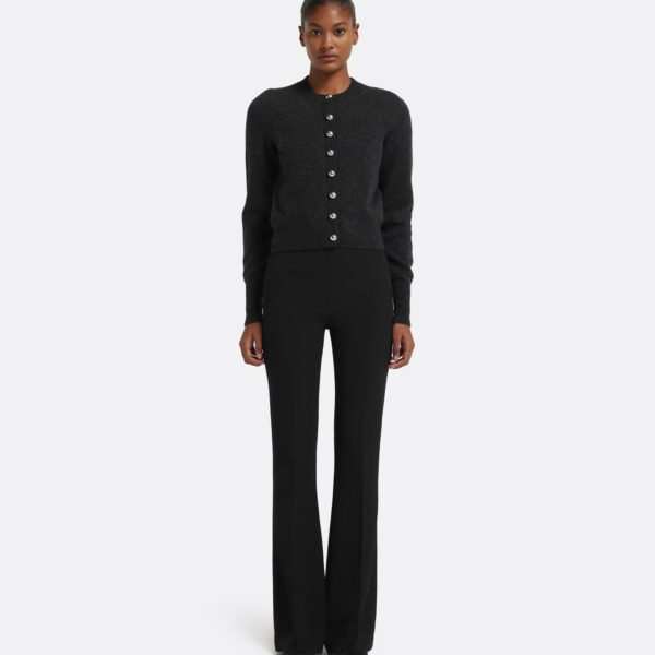 Selen Cardigan in Black Melange - Image 5