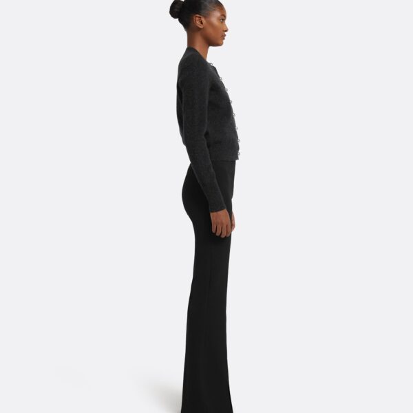Selen Cardigan in Black Melange - Image 6