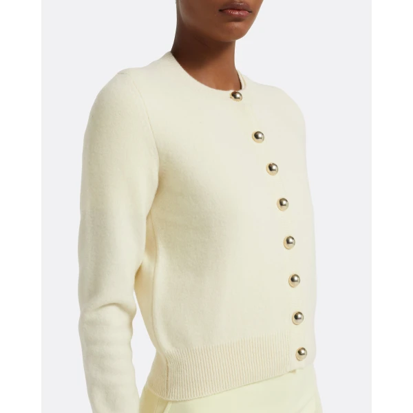 Safiyaa Selen Cardigan in Ivory, view 4