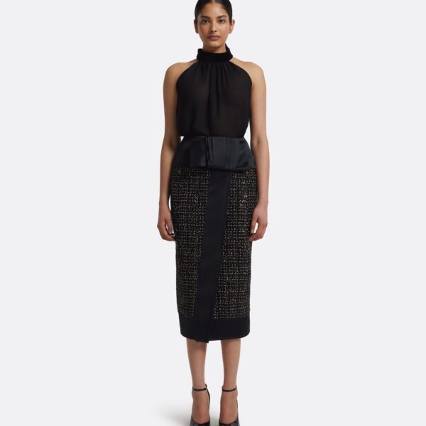 Suki Skirt in Black & Gold - Image 2