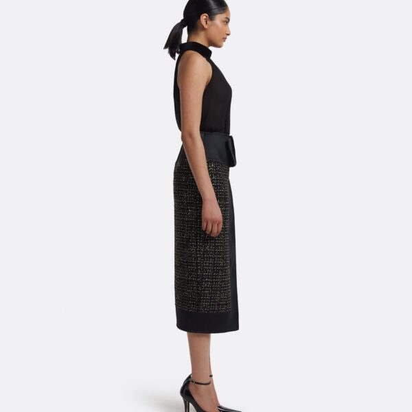 Suki Skirt in Black & Gold - Image 5