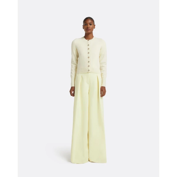 Safiyaa Tanner Trousers in Buttermilk, view 2