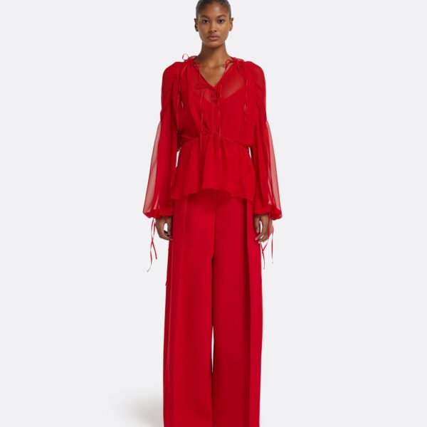 Tanner Trousers in Crimson - Image 2