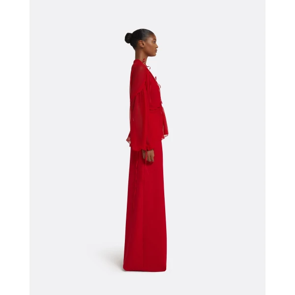 Safiyaa Tanner Trousers in Crimson, view 5