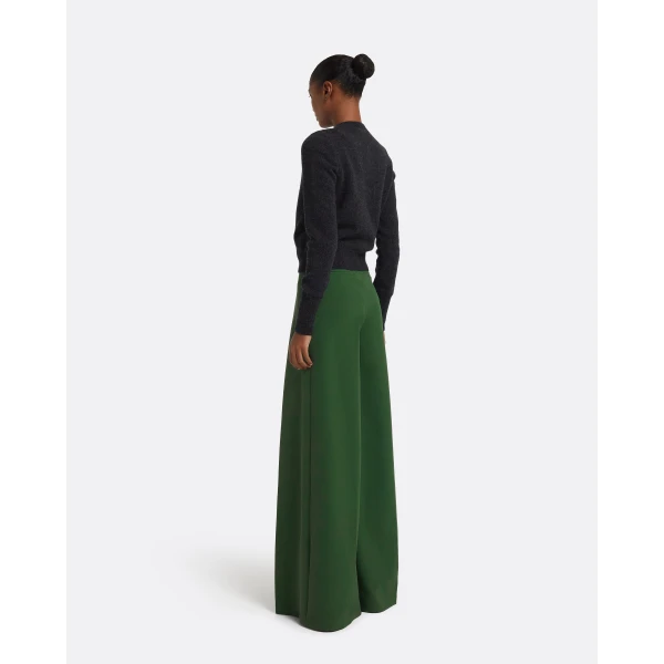 Safiyaa Tanner Trousers in Moss Green, view 3
