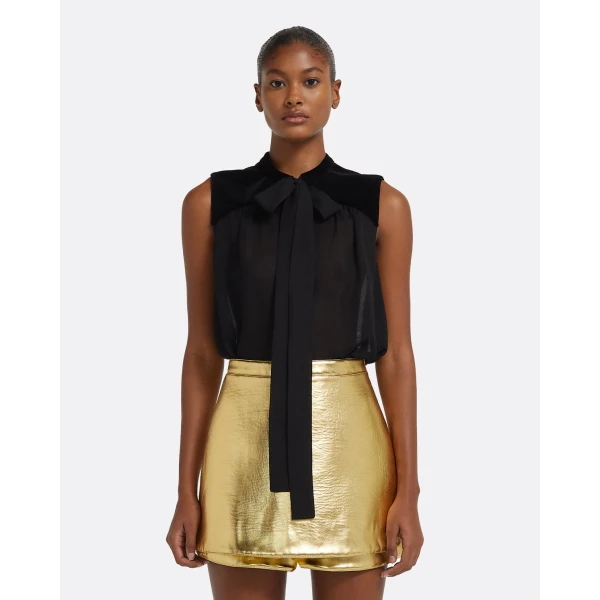 Terry Top in Black - Image 2