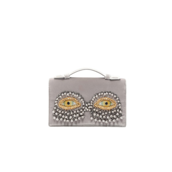 Schiaparelli Eyes Velvet Clutch
