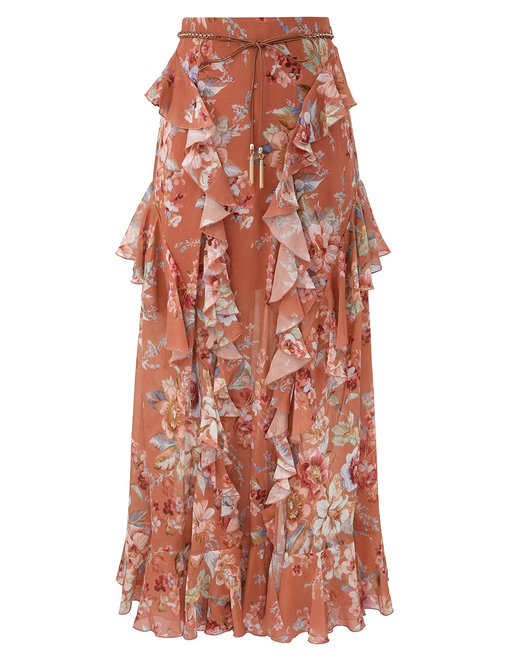 Zimmermann Awaken Ruffle Skirt | Ready to Wear 2025 Collection Coveti Elevate your elegance in this Zimmermann Skirts from the 2025 resort wear edit