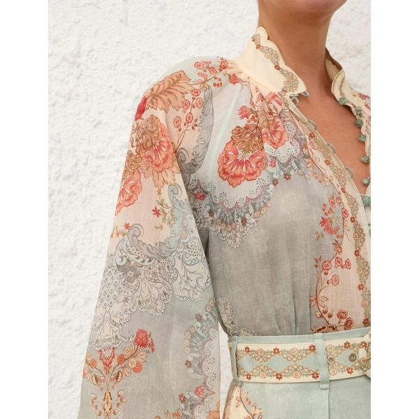 Elevate your elegance in this Zimmermann Tops   from the 2025 resort wear edit