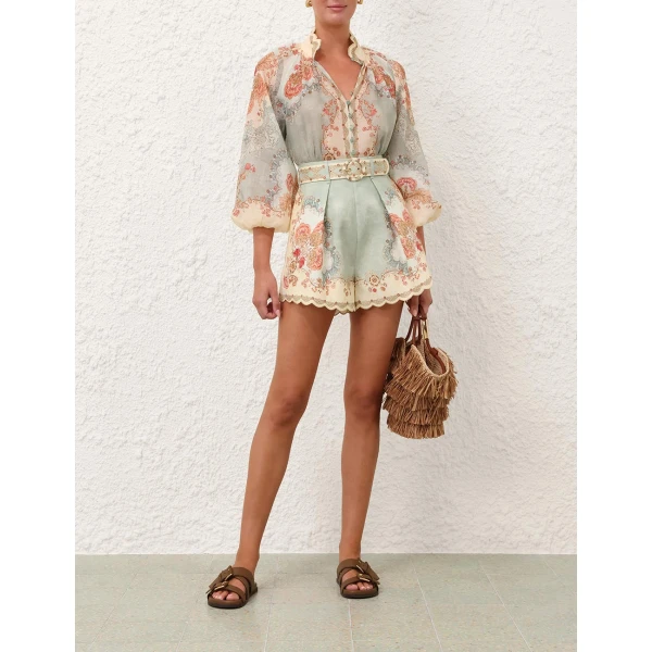 Elevate your elegance in this Zimmermann Tops   from the 2025 resort wear edit