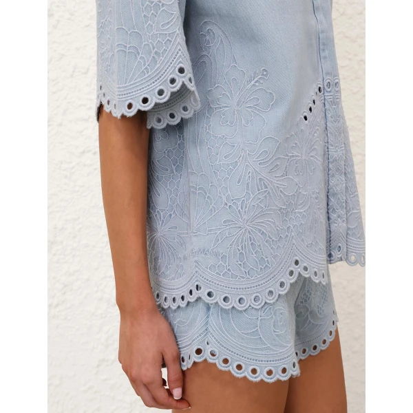 Elevate your elegance in this Zimmermann Tops   from the 2025 resort wear edit