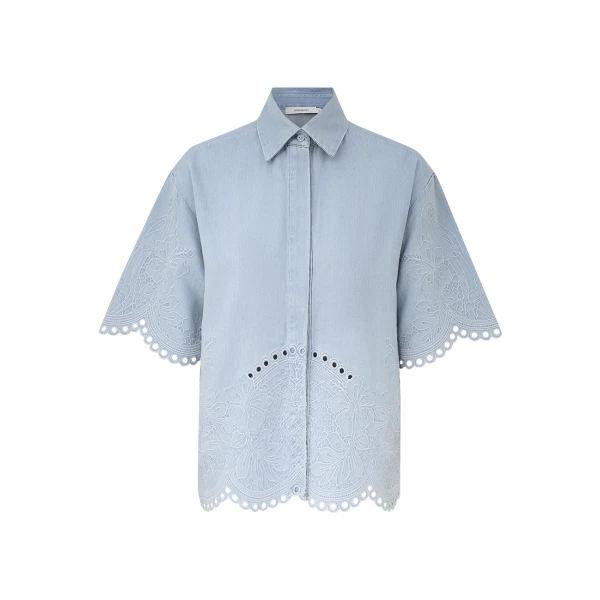 Elevate your elegance in this Zimmermann Tops   from the 2025 resort wear edit
