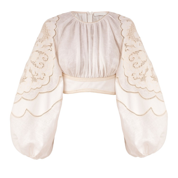 Elevate your elegance in this Zimmermann Tops   from the 2025 resort wear edit