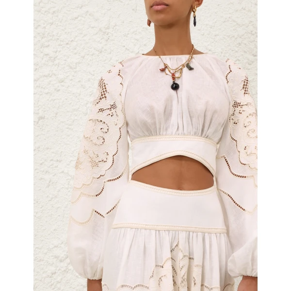Elevate your elegance in this Zimmermann Skirts   from the 2025 resort wear edit
