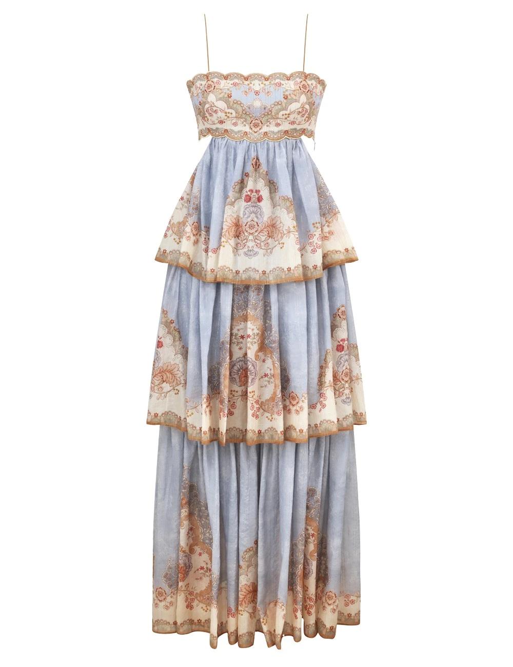 Zimmermann-Daylight-Tiered-Maxi-Dress-2025-coveti99930_nobg Elevate your elegance in this Zimmermann Dresses from the 2025 resort wear edit