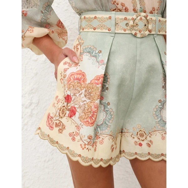 Elevate your elegance in this Zimmermann Shorts   from the 2025 resort wear edit
