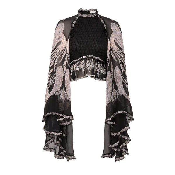 Elevate your elegance in this Zimmermann Tops   from the 2025 resort wear edit