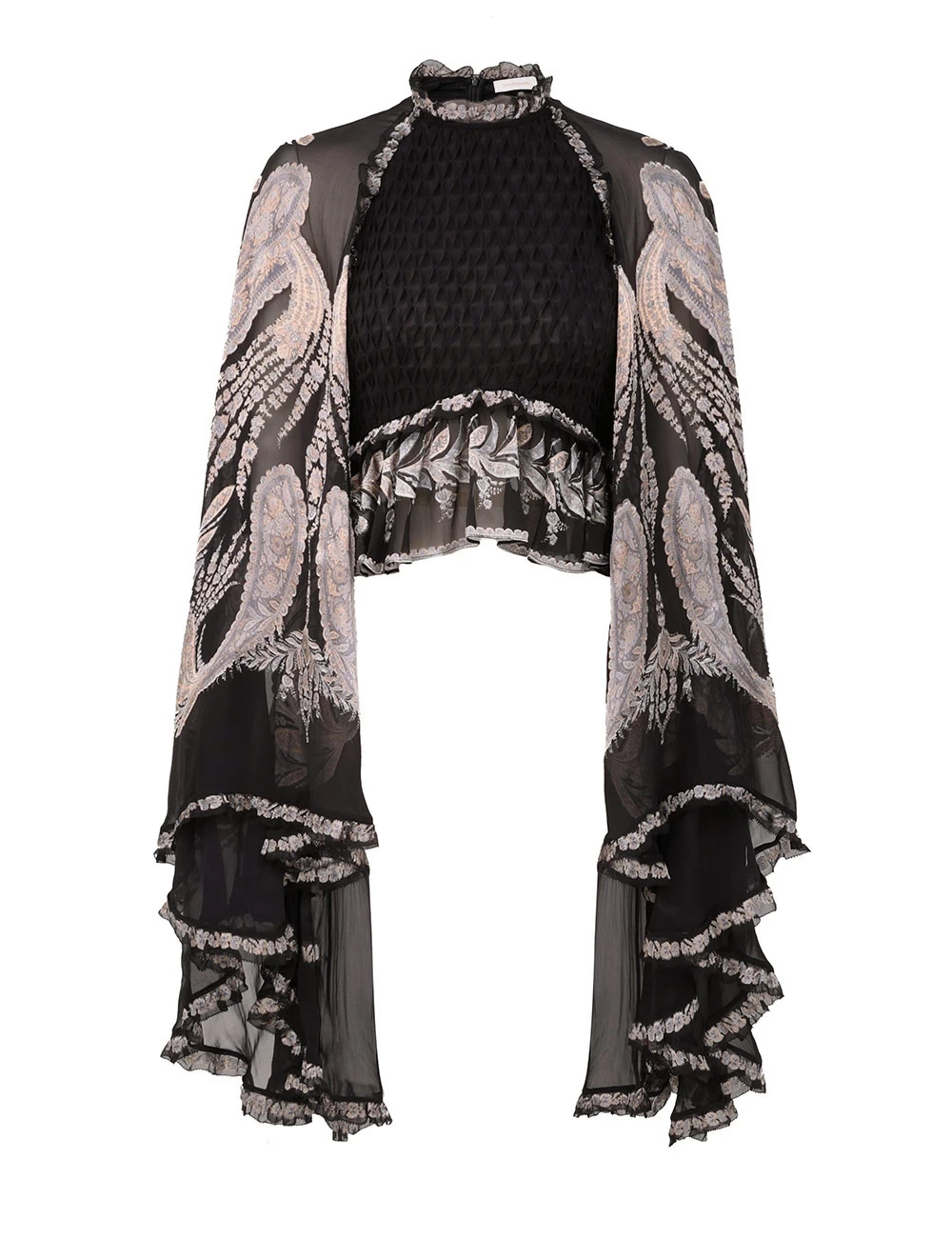 Zimmermann Dream Burnout Bodice | Ready to Wear 2025 Collection Coveti Elevate your elegance in this Zimmermann Tops from the 2025 resort wear edit