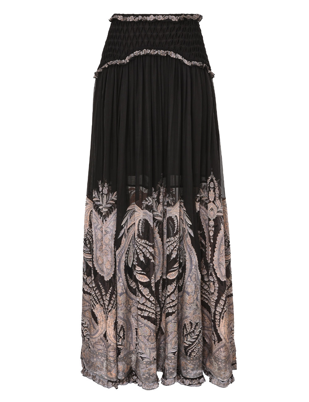 Zimmermann Dream Burnout Maxi Skirt
