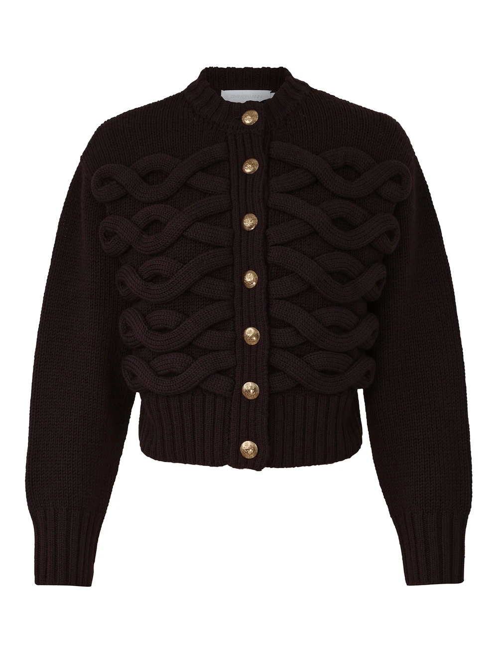 Zimmermann Rebellion Cable Cardigan | Ready to Wear 2025 Collection Coveti Elevate your elegance in this Zimmermann Knitwear from the 2025 resort wear edit