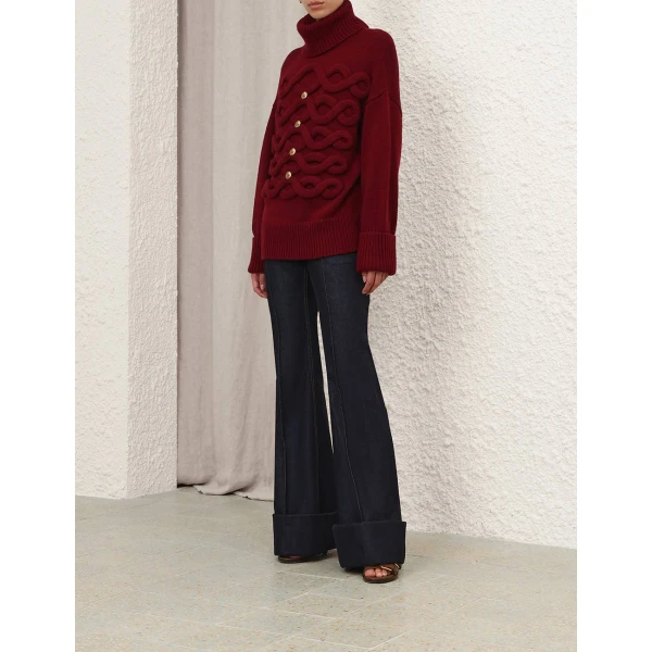 Elevate your elegance in this Zimmermann Knitwear   from the 2025 resort wear edit