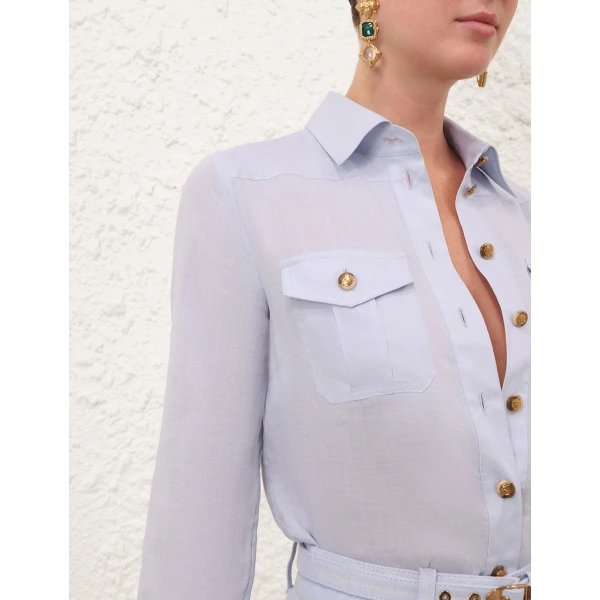 Elevate your elegance in this Zimmermann Tops   from the 2025 resort wear edit