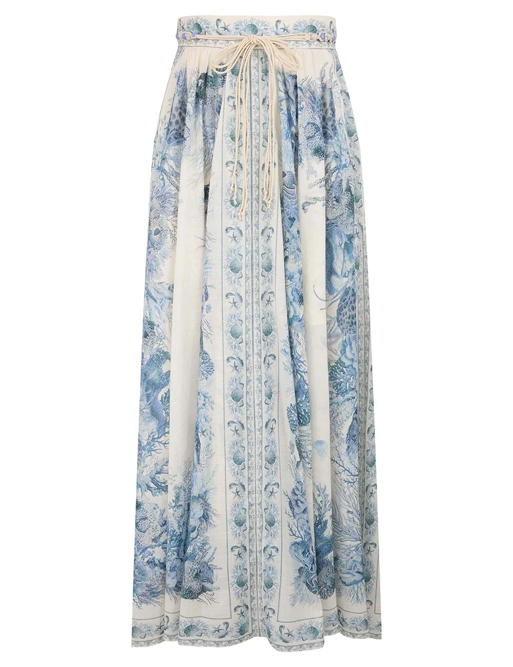 Zimmermann Wanderlust A-Line Maxi Skirt | Ready to Wear 2025 Collection Coveti Elevate your elegance in this Zimmermann Skirts from the 2025 resort wear edit