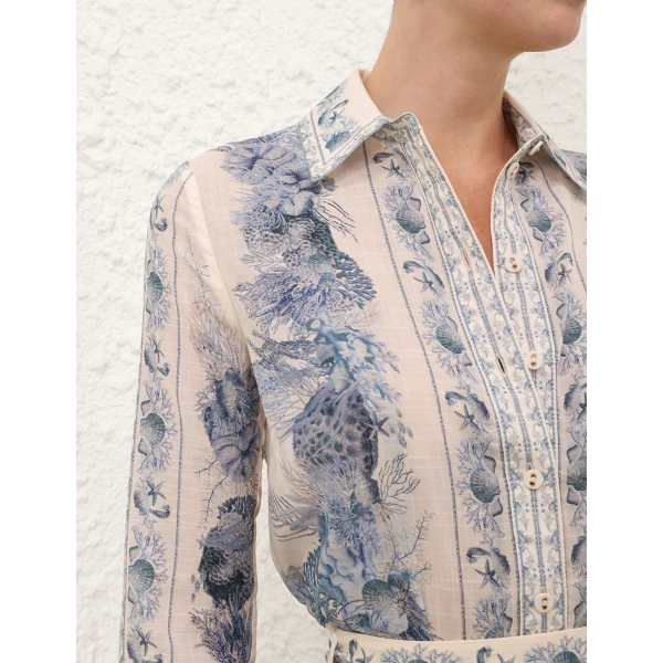 Elevate your elegance in this Zimmermann Tops   from the 2025 resort wear edit