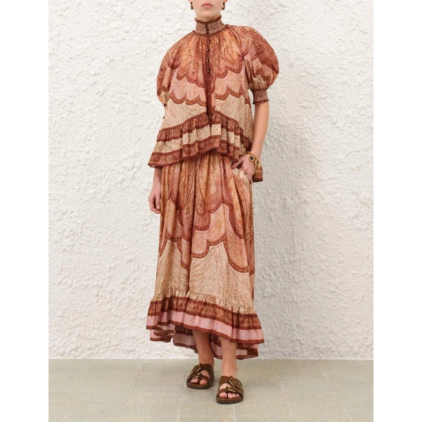 Elevate your elegance in this Zimmermann Skirts   from the 2025 resort wear edit