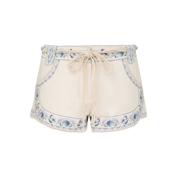 Elevate your elegance in this Zimmermann Shorts   from the 2025 resort wear edit