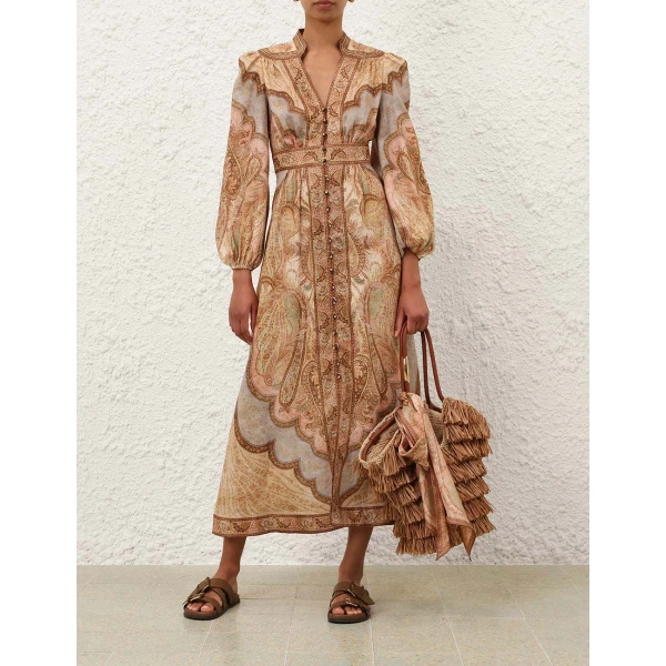 Elevate your elegance in this Zimmermann Dresses   from the 2025 resort wear edit