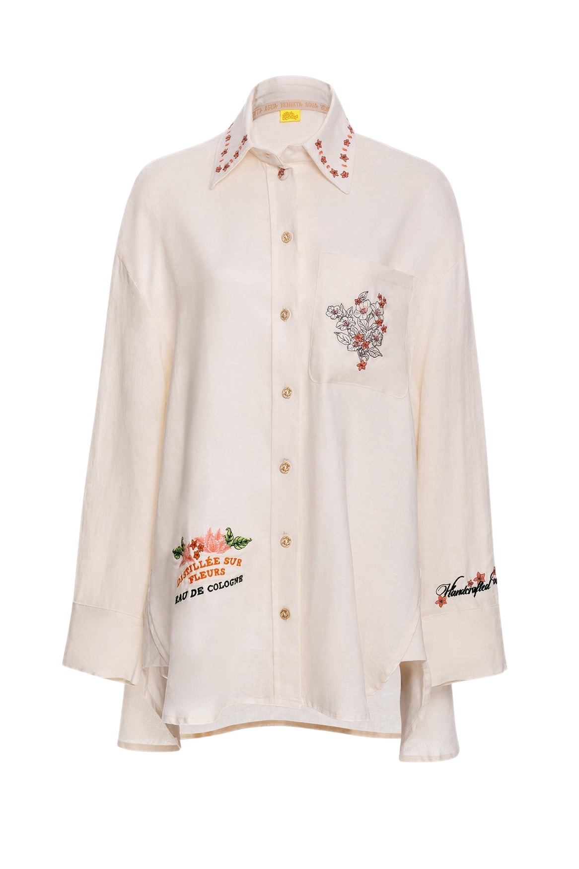 Agua-By-Agua-Bendita-Swan-Shirt-523178_nobg Agua By Agua Bendita Tops